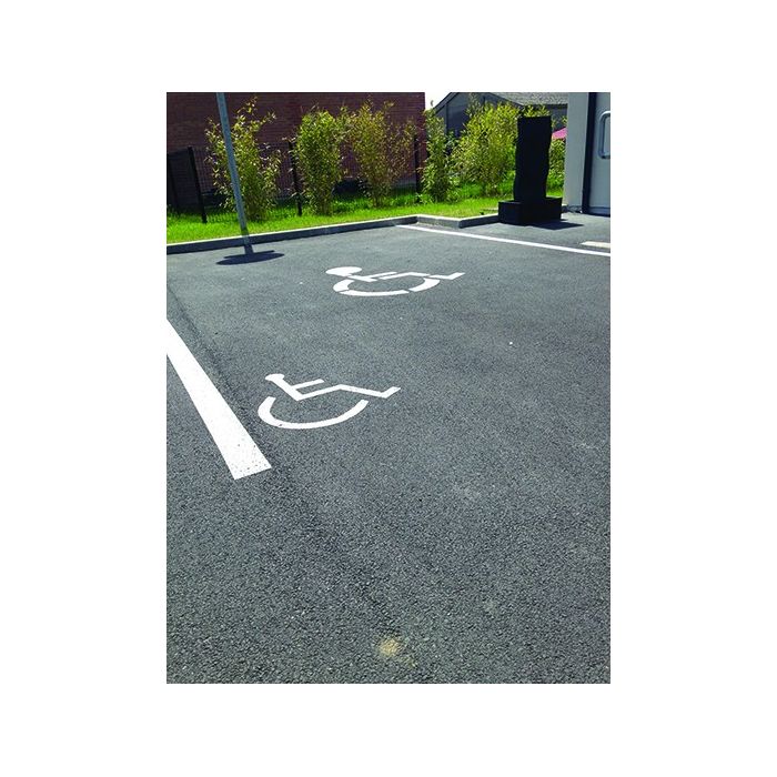 Peinture blanche pour marquage au sol sans toluène - Idéale pour usage urbain et routier - 25 kg_1