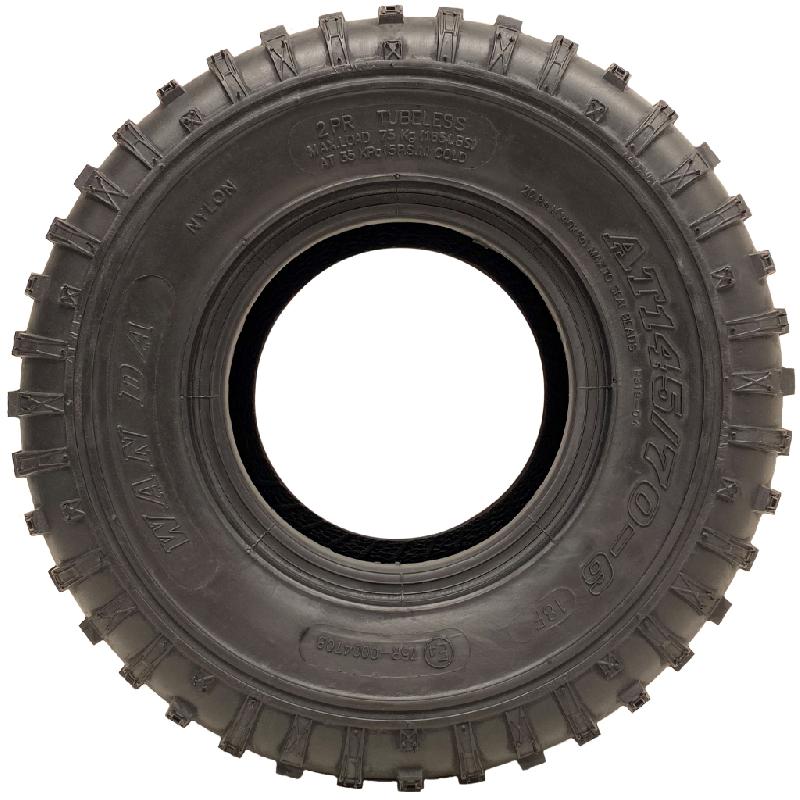 Pneus tout-terrain à crampons 145/70-6 pour quad, remorque pour enfants, 50 cm³ - 110 cm³, 75 kg (jeu de 4)_1