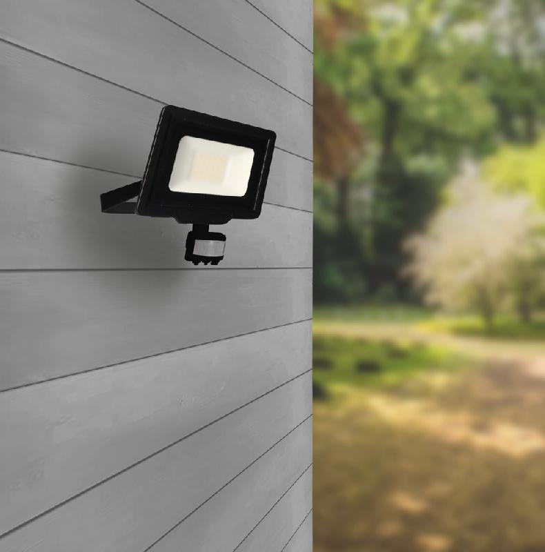 Projecteur mural Kreon 20W 1700lm - détecteur de mouvement - noir_1