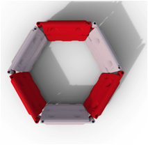 Séparateur de voie lestable à l'eau en polyéthylène - Type K16 - 60 cm - SEPA 60 - ADS Equipements Eurl_1