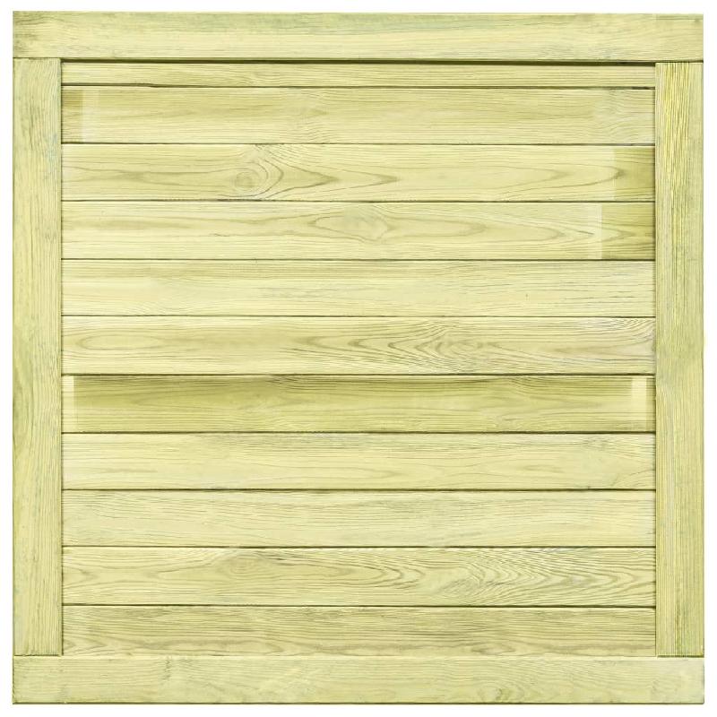 Vidaxl portail de jardin bois de pin imprégné 100x100 cm 45333_1