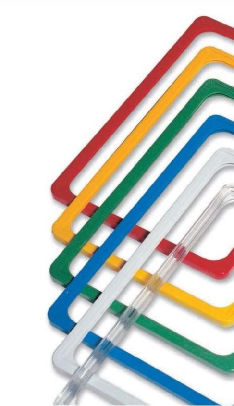 Cadre PVC Portrait format A4 - Disponible en plusieurs couleurs - Dimensions 210 x 297 mm - Vendu par boîte de 10 unités_1