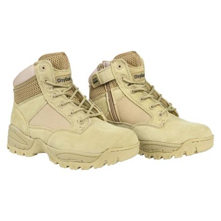 Chaussures Megatech - Nubuck et cuir, polyester haute résistance, semelle caoutchouc - 6'' One Zip - Percussion_1