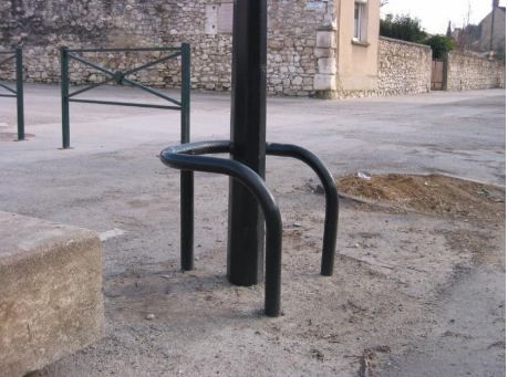 Muep01 arceau urbain - Foncoser - Ø 60 mm - Hauteur 900 mm - Galvanisation ou thermolaquage_1