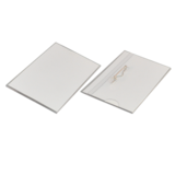 7166.50 - Porte-badge pince + épingle - PVC transparent semi-rigide - Dimensions 57x90mm_1