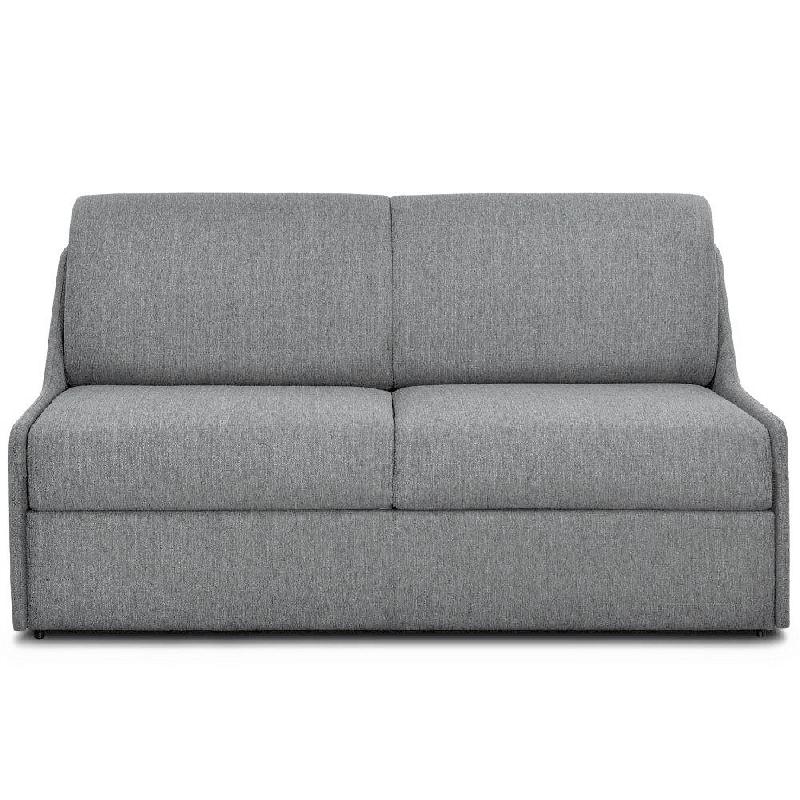 Canapé lit compact 3 places Magnifico - Matelas 140cm Comfort Bultex® - Tissu gris clair - Fabrication italienne_1