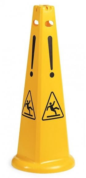 Cone de signalisation jaune 0.93cm_1