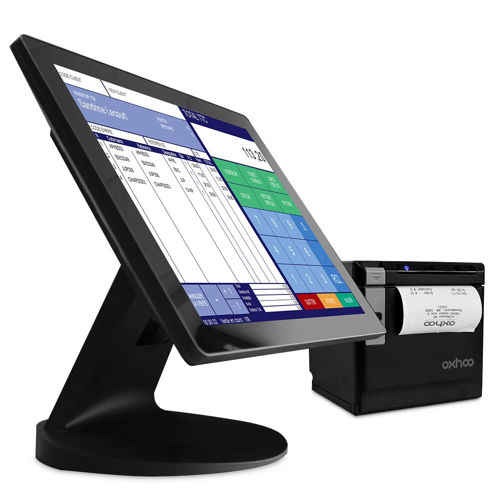 Onix 200 - terminaux de point de vente - Oxhoo - écran tactile 15.1’’ true flat 4/3 - design ultra fin et multi-touch_1