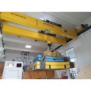 Appareil de levage bipoutre avec chariot pour bâtiments larges