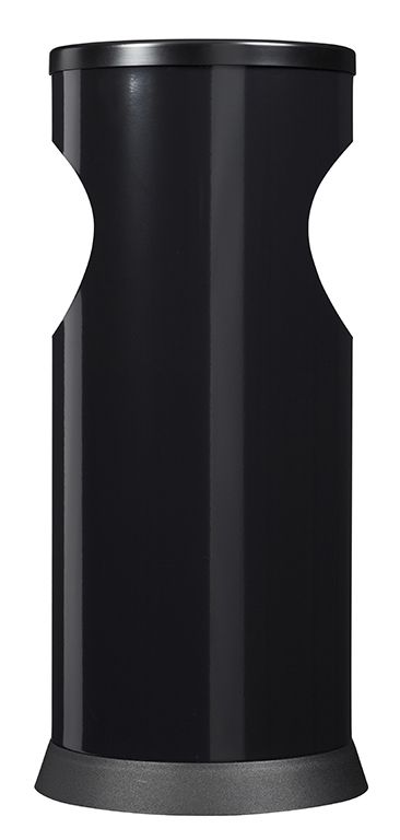 Réf. 58945 Kipso - Cendrier corbeille étouffoir 0,25L/17,5L - Rossignol - Noir graphique - Fabrication française_1