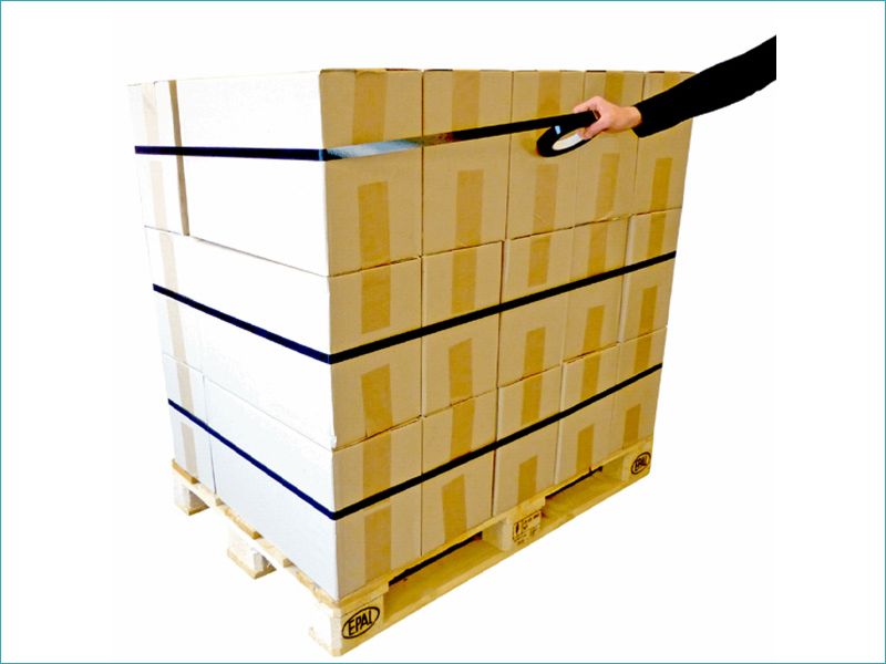 Ruban Strapping PP 19 mm x 66 m NOIR - Réf RSTR19_1