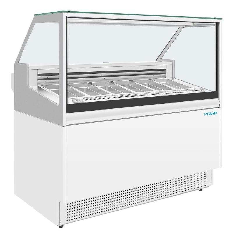 Vitrine à glace Série U 149L 6 bacs - Polar - UA058_1