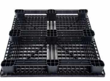 Palette plastique medium 1200x1200 mm - MIX HDPE, ajourée avec rebords - ref pa-me-0149_1