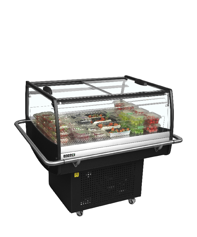 Réfrigérateur noir pour achats impulsifs (îlot) | tefcold - PDC90SL-2_1