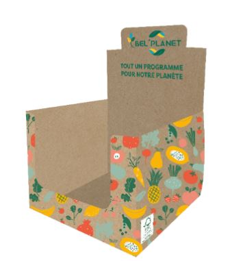 Sac écologique réutilisable - poche bio en coton organique naturel 150g/m2 - 35H x 40L x 7P cm_1