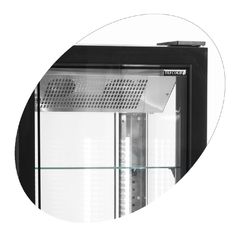 Armoire vitrée réfrigérée (froid négatif) 248 L | Tefcold - UPD400-F_1