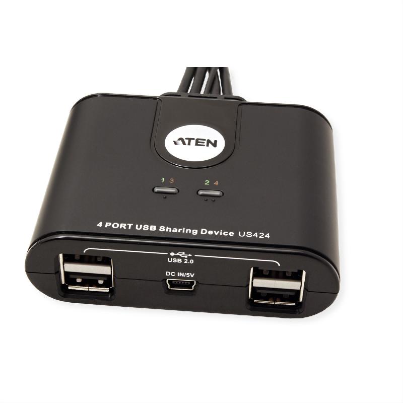ATEN US424 Commutateur de périphériques USB 2.0 à 4 ports_1