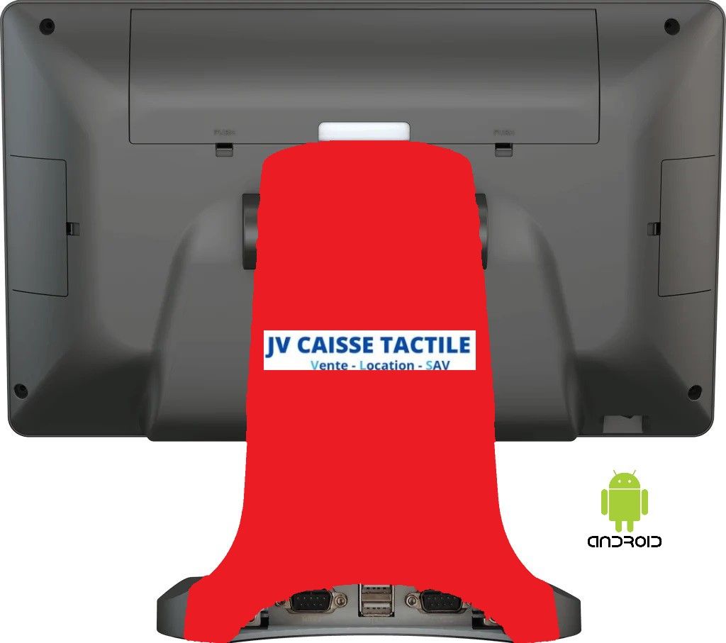 Caisse enregistreuse tactile android haut de gamme 15 pouces, sans abonnement obligatoire pour les restaurants, boucheries, pressings, boulangeries -  jv touch 15_1