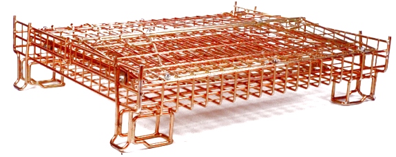 Caisse-palette métallique pliée empilable - 1200x920x1000 mm_1