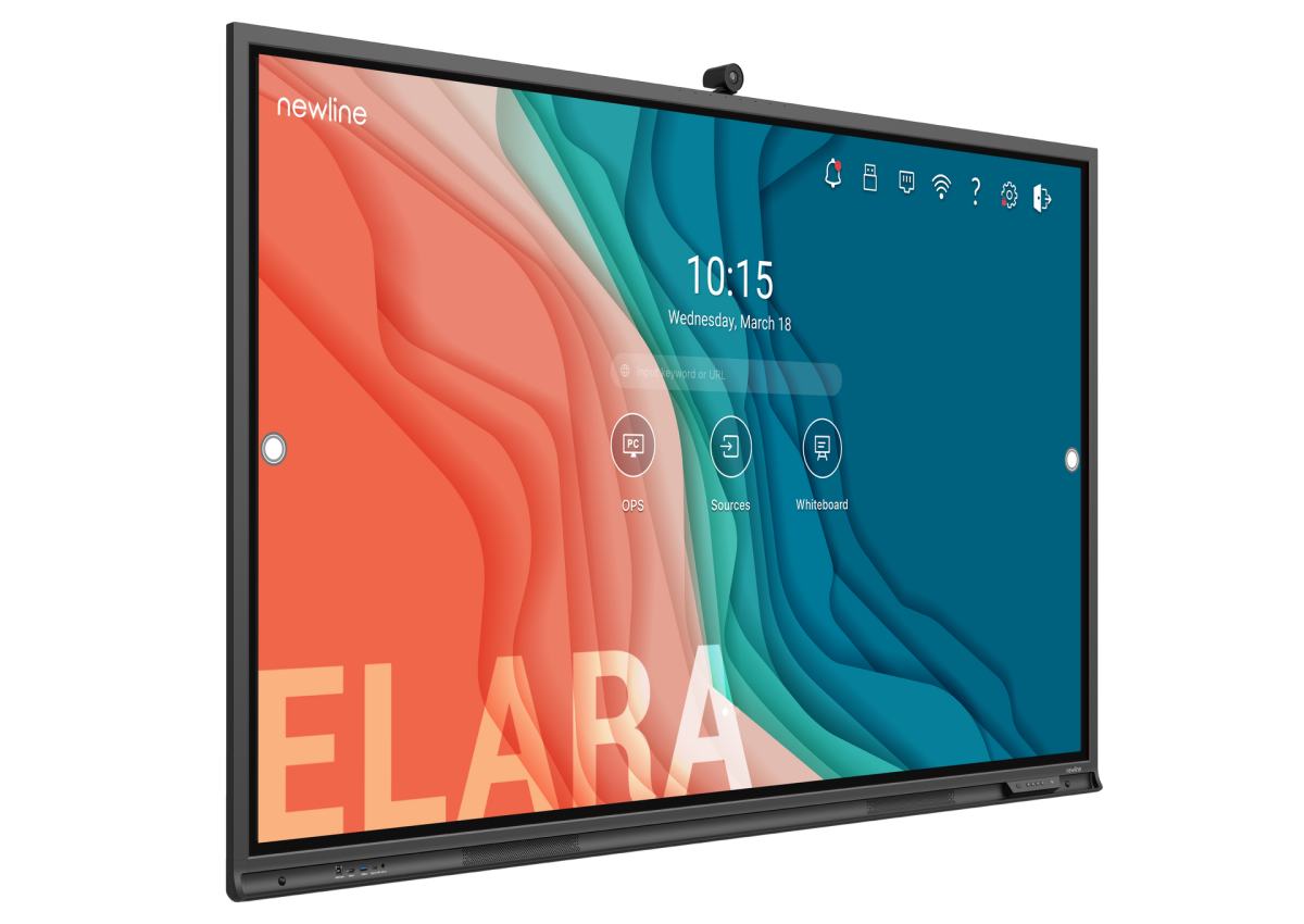 Écran tactile interactif 86 pouces - Newline Elara Pro - UHD 4K, caméra 4K, 32 points de contact_1