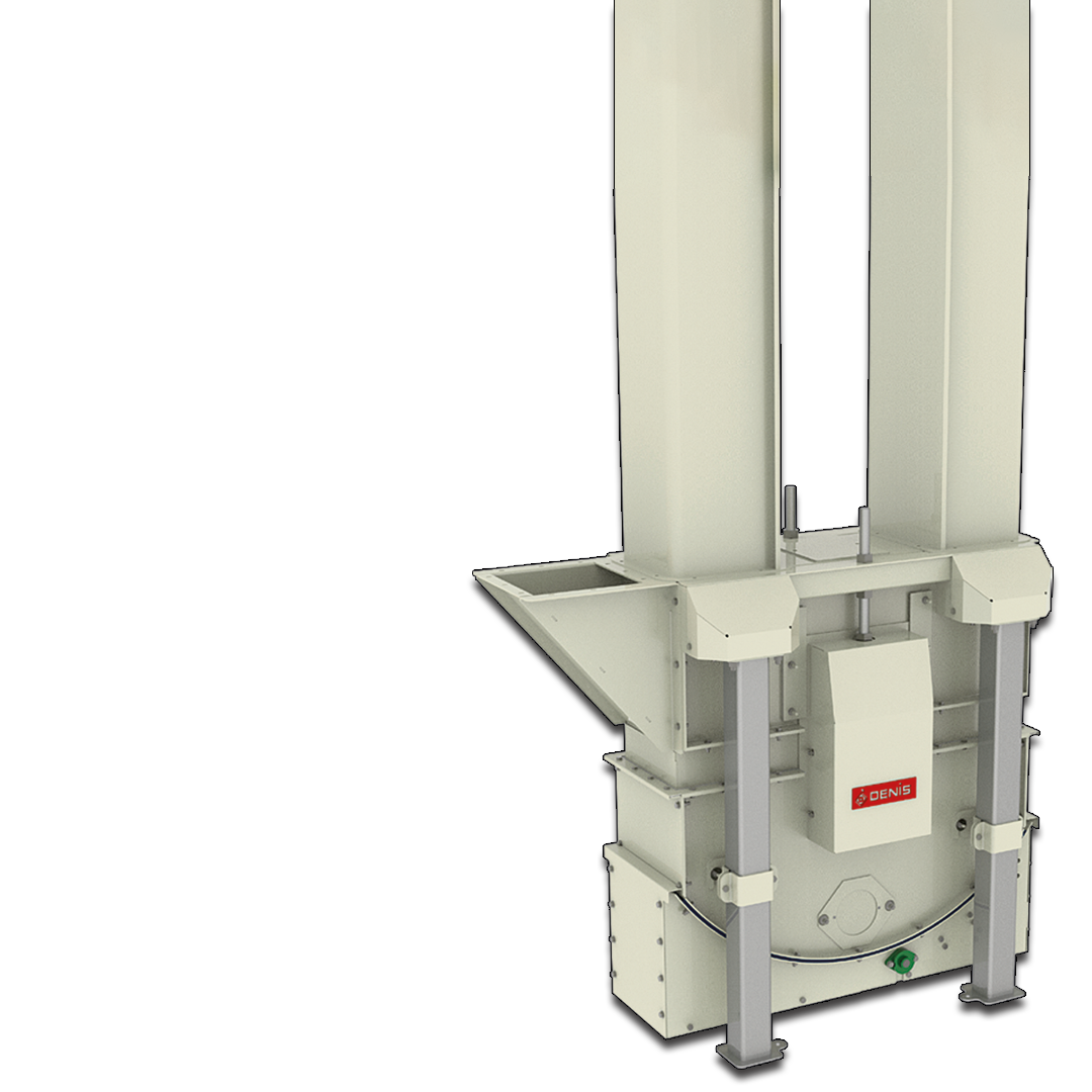 Élévateur à godets DENIS - manutention verticale de produits vracs : céréales, semences, farines, engrais, minéraux, bois_1