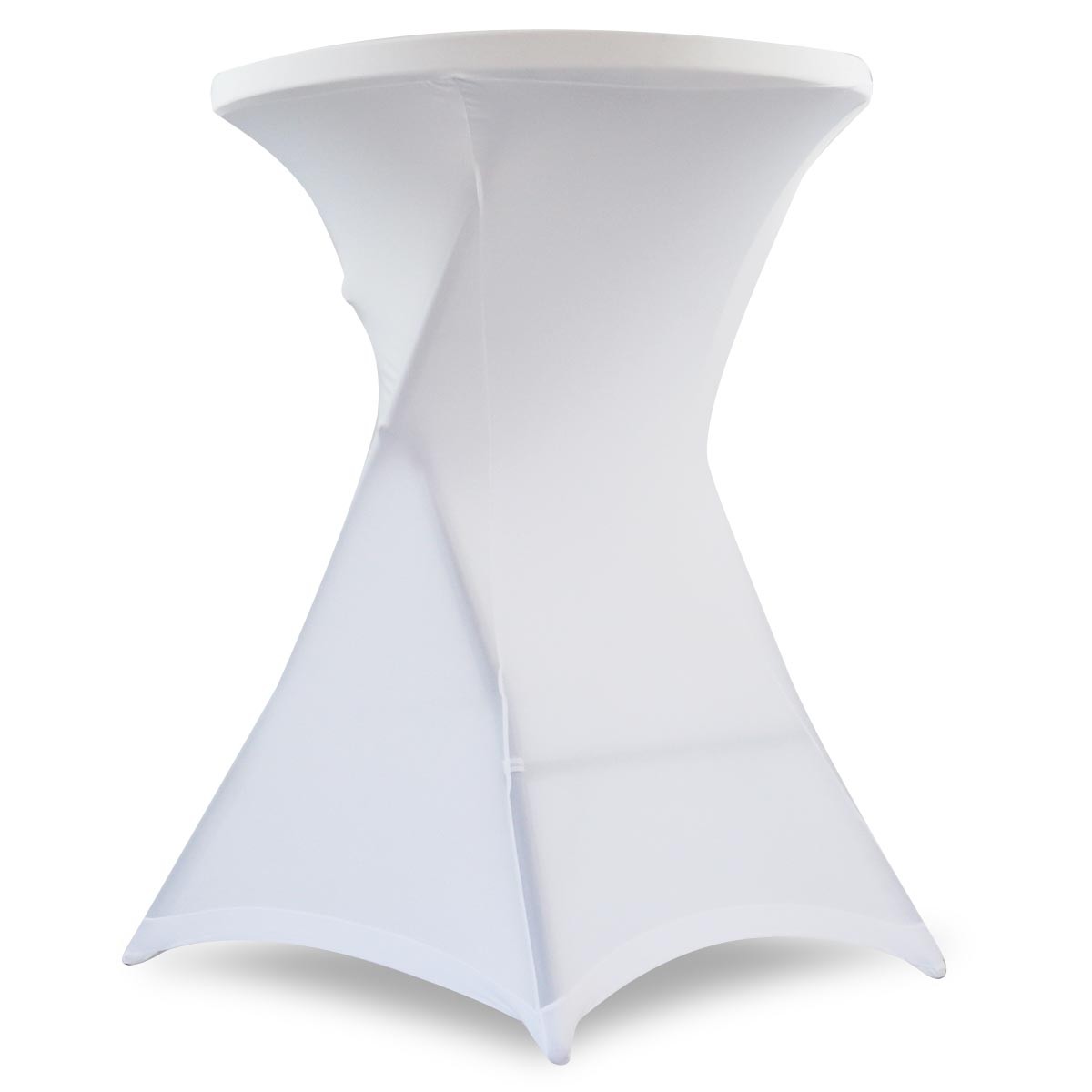 Housse de mange-debout blanche 110x80 cm - Traitée M1 - Élasthanne et polyester_1