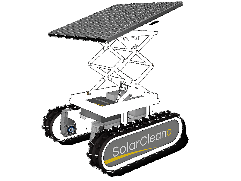 Robot de transport tout-terrain pour robots de nettoyage M1, F1 et F1A - Compatible multi-modèles - SOLARCLEANO T1_1
