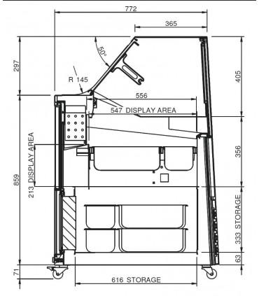 Vitrine à crèmes glacées, avec système de dégivrage automatique - delight 10 lite / prime iarp_1