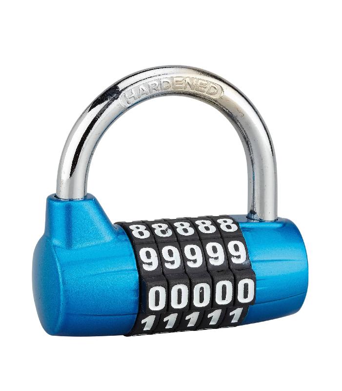 Cadenas Saturn à combinaison modifiable - 10 000 combinaisons possibles - 4 ou 5 viroles - Anse normale ou demi-haute - THIRARD_1