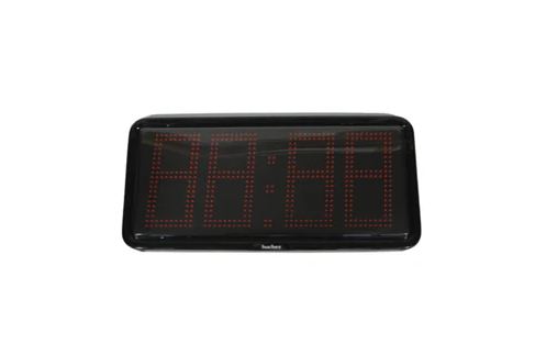 Horloge numérique à LED rouge, étanche IP66 avec ajustement automatique de la luminosité - Huchez - RA20 LPOE_1