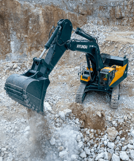 Pelle sur chenilles HYUNDAI HX1000A L - 629 ch, bras et flèche solides pour mines et carrières_1