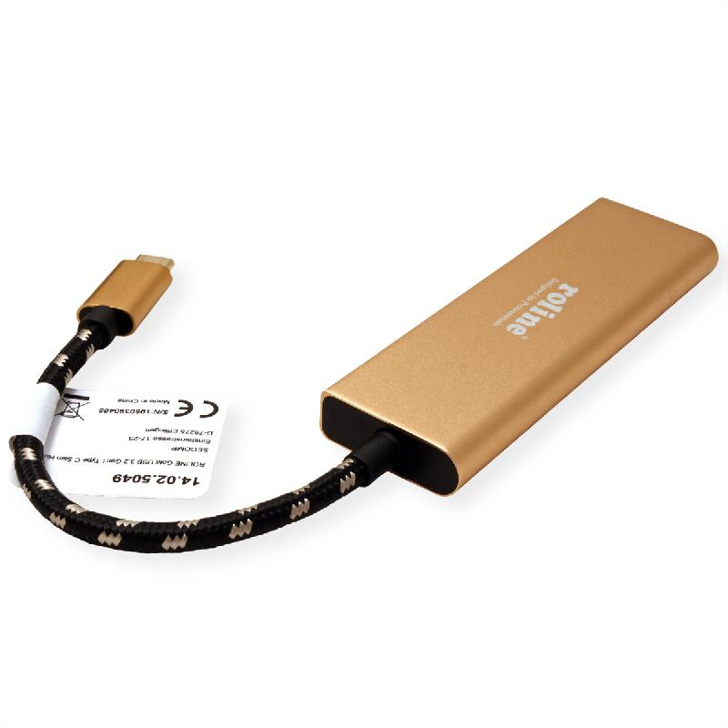 ROLINE GOLD Hub USB 3.2 Gen 1, 4 ports, prise type C_1