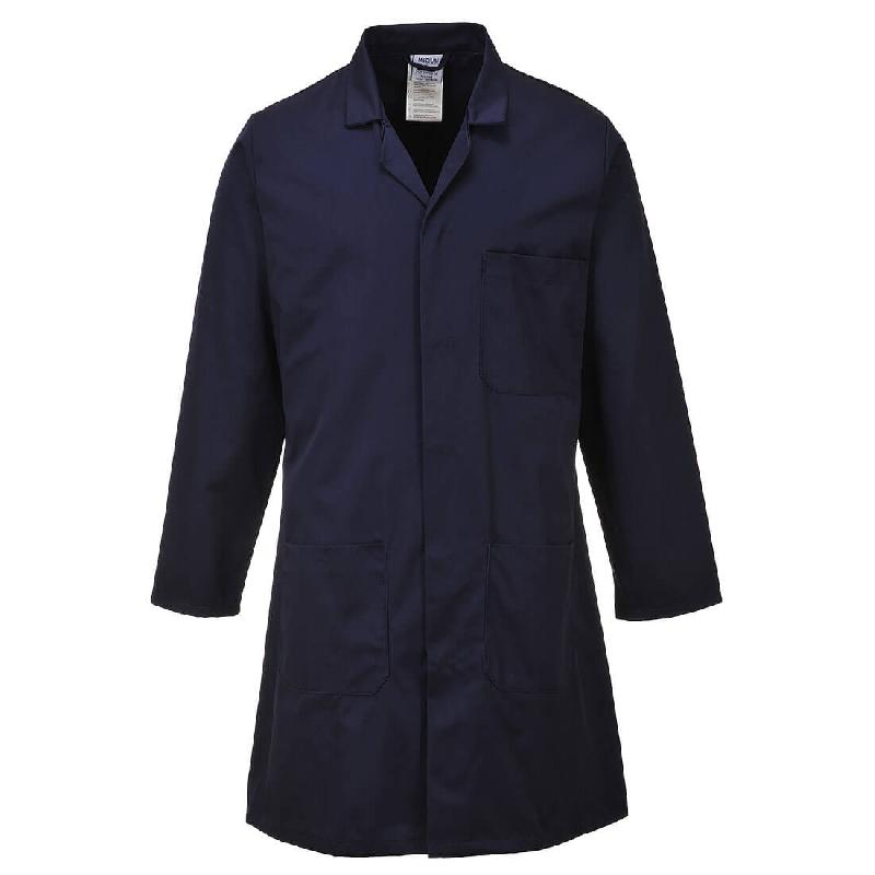 Blouse Laboratoire Ingénierie Polycoton - marine / S_1