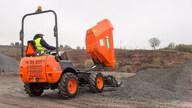 Dumper compact - D201RHGS - Ausa - capacité 2 tonnes - pelle autochargeable - benne rotative - traction 4x4_1