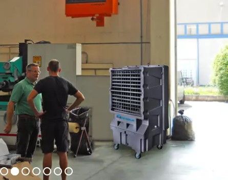 Eco fresh air - rafraîchisseur mobile avec roulettes - Star Progetti France SARL - réservoir grande autonomie et stérilisation UV_1