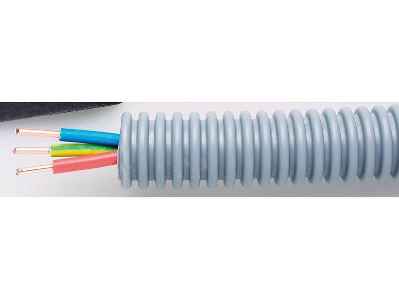 Gaine préfilée d'installation 3 x 2.5 mm² - 50 m - conduit ICTA 20 mm avec tire-fil souple_1