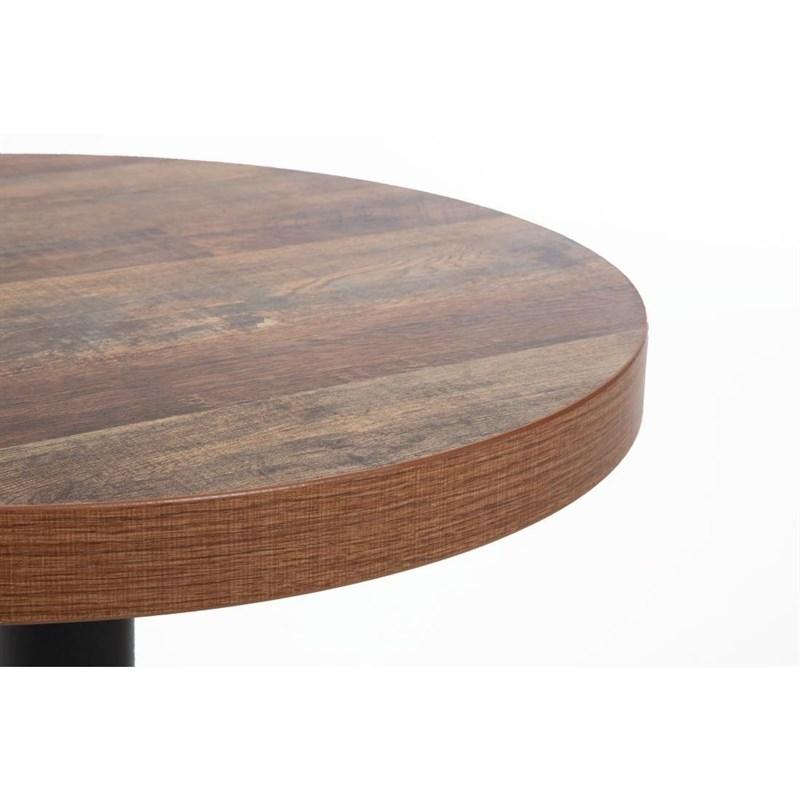 Plateau de table rond 60 cm effet bois vieilli | Bolero - DR822_1