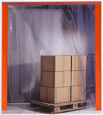 Porte souple à lanières - Isolation thermique et acoustique - Profil L22 en acier galvanisé ou inox 304L_1