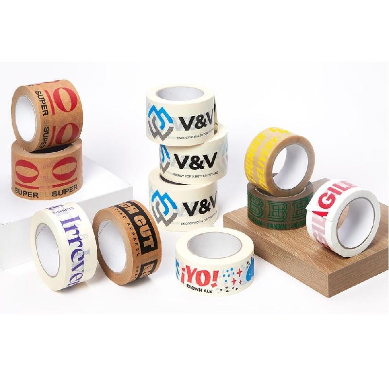 Adhésif personnalisable PVC solvant transparent x72 rouleaux impre.2 coul 50x66m_1