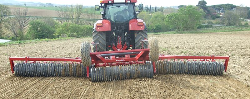 Rollpack rouleau agricole - Eurotechnics Agri - essieu traversant - châssis renforcé avec système Springflex_1
