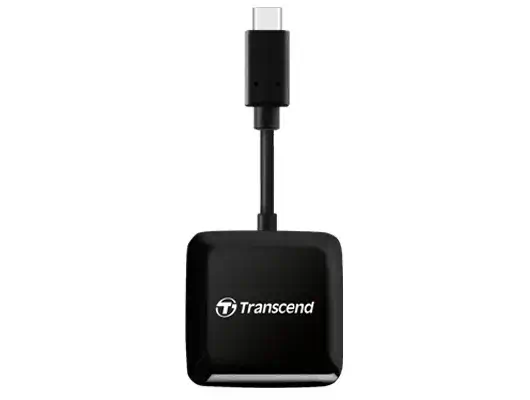 Transcend RDC3 lecteur de carte mémoire USB 3.2 Gen 1 (3.1 Gen 1) Type-C Noir_1