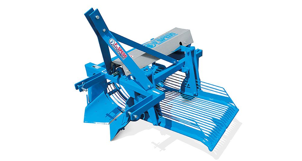 Arracheuse de pommes de terre adaptée aux tracteurs avec attelage à 3 points et prise de force