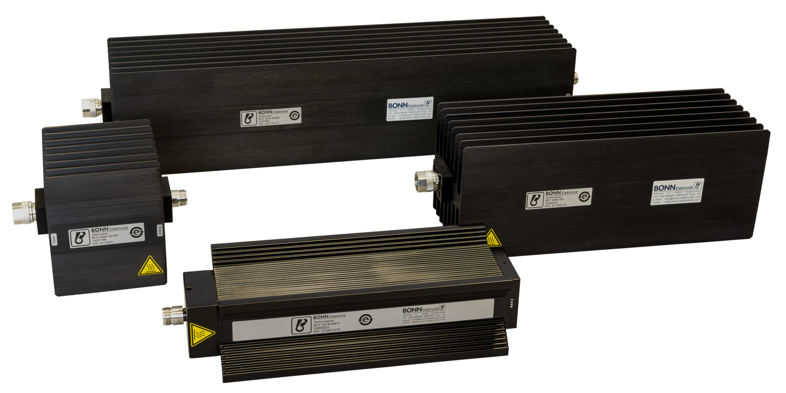 Atténuateurs de puissance, charges de puissance et câbles RF - Application CEM - DC à 40 GHz, 1W à 10kW_1