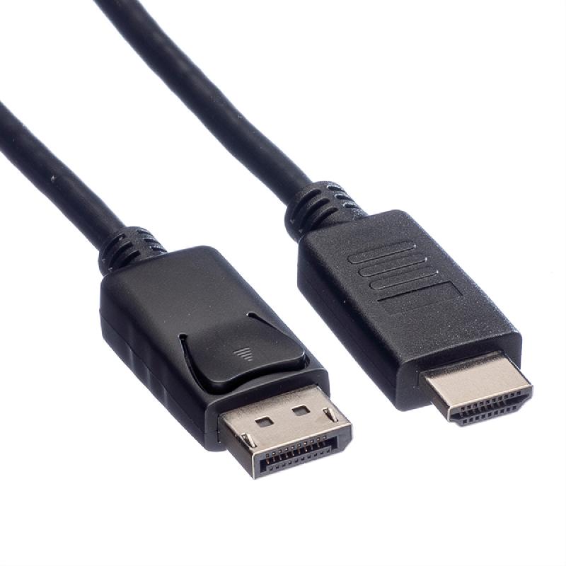 Roline câble displayport dp - hdtv, m/m, noir, 2 m_1