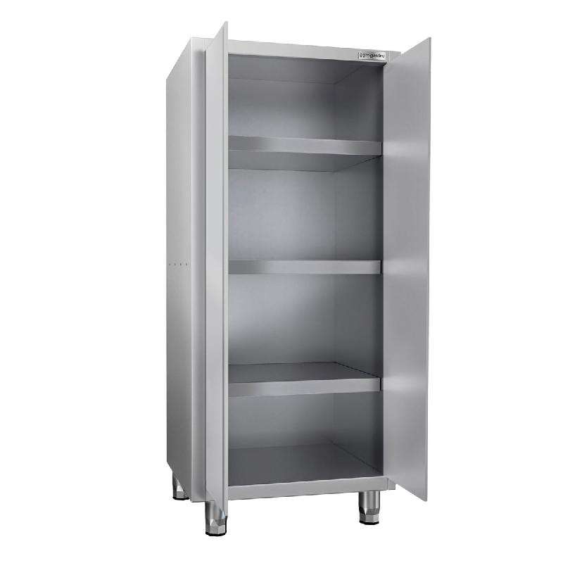 Armoire haute inox P 700 x 1800- 2 portes battantes -_1
