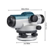 Niveau optique automatique 24X - VEVOR - Grossissement 24X avec ouverture 40 mm - Modèle ZDGXBSZY24M4FS1F1V0_1