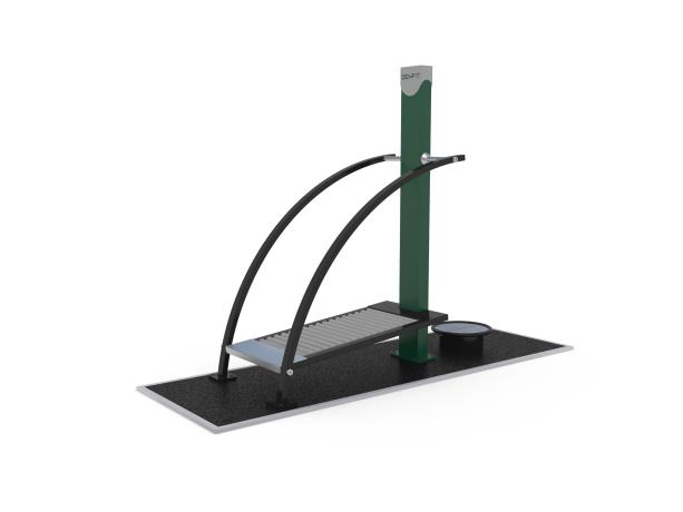 Équipement de fitness extérieur - Denfit Gym Combi 9 - 8065122 - Hags - Vert - À fixer sur dalle ou plots béton_1