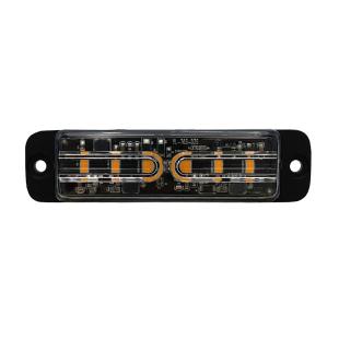 Feu flash orange 6 leds - Modèle compact et homologué R65/R10 - 250829_1