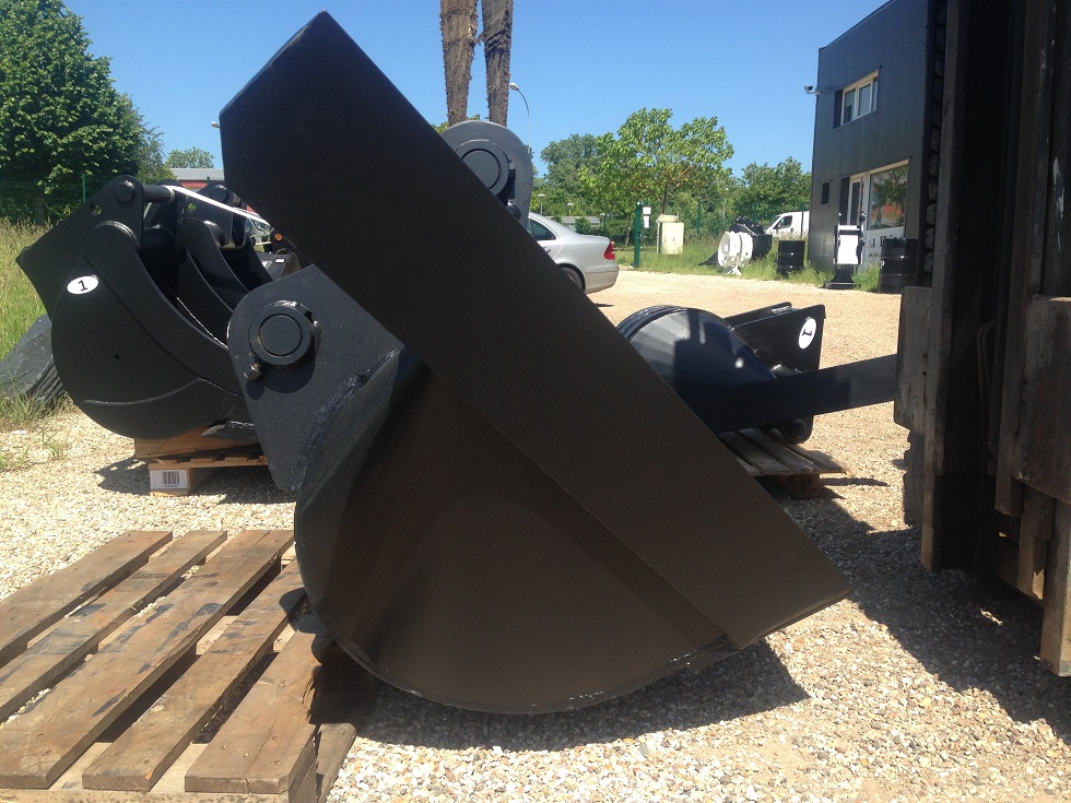 Accessoire de terrassement pour pelles jusqu'à 45 tonnes