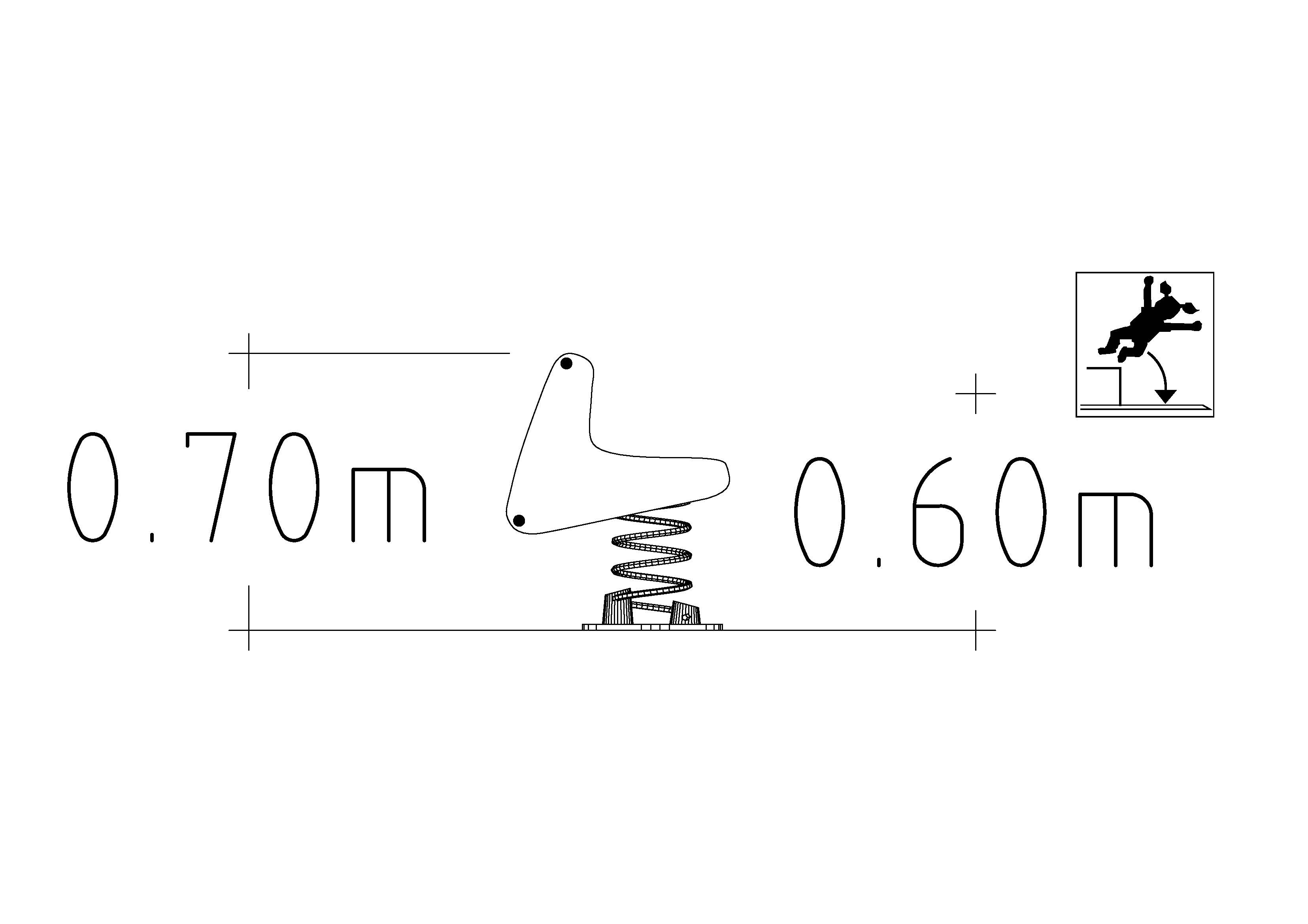 Jeu sur ressort Bob 1 place - réf 8044693-2 - Hags - Rouge - Pour enfants 3-5 ans_1